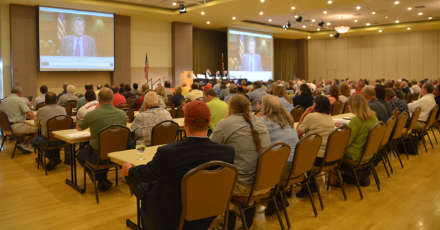 More than 250 farmers and others interested in Ohio agriculture attended a recent 2014 Farm Bill Forum sponsored by the Ohio Farmers Union.